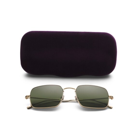 GUCCI Gold 54mm Designer Sunglasses - Picture 1 of 2